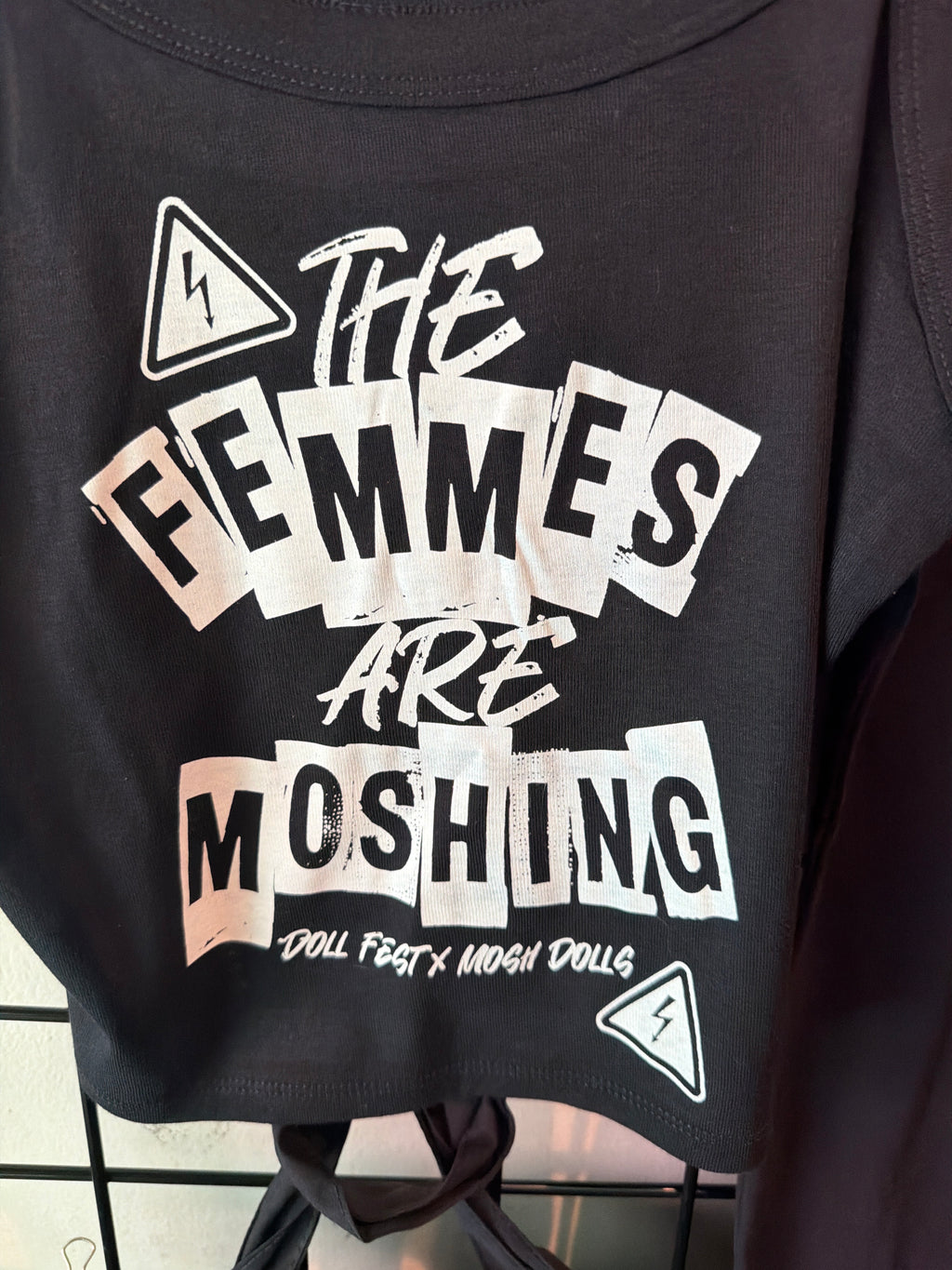 Crop Tank - The Femmes Are Moshing - Limited Edition